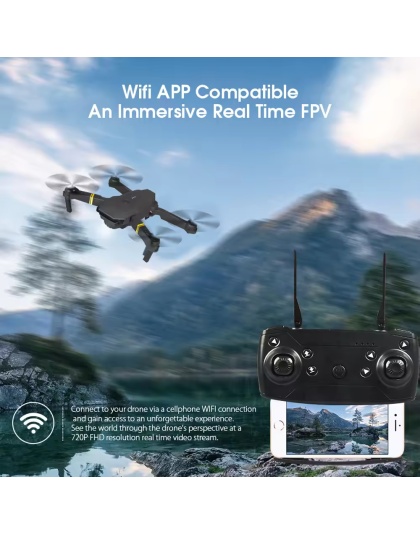 998 Pro Micro Foldable Drone Set With Dual Cameras